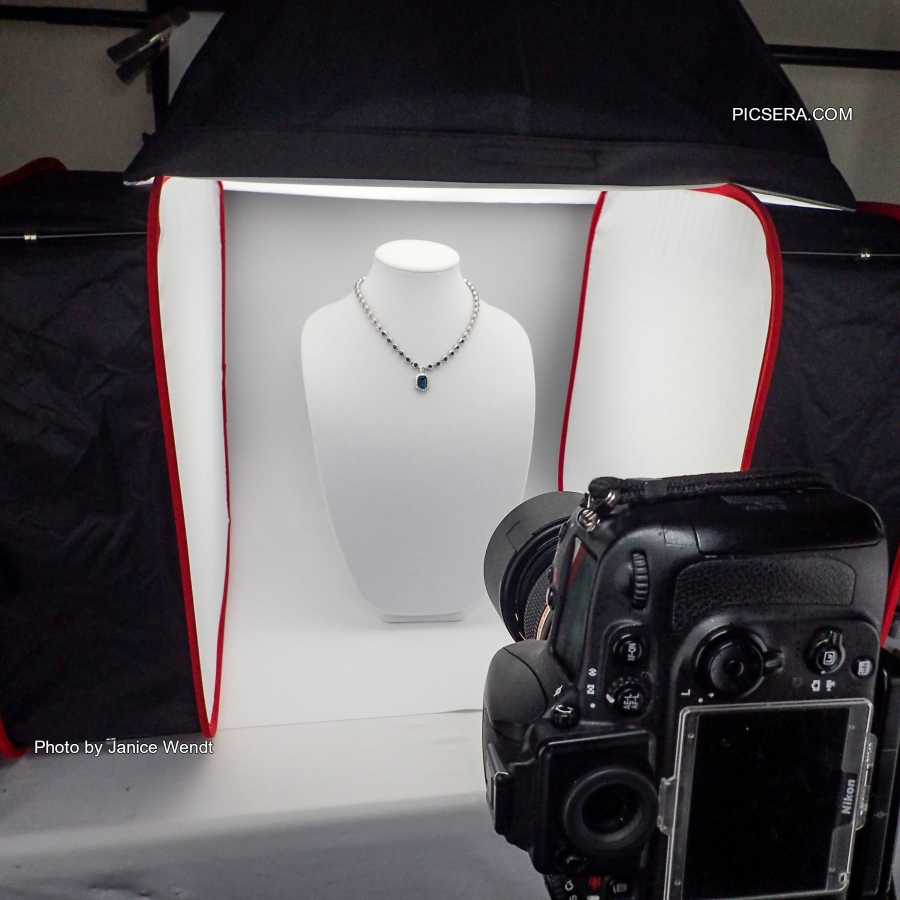 Shooting Necklace on Neck