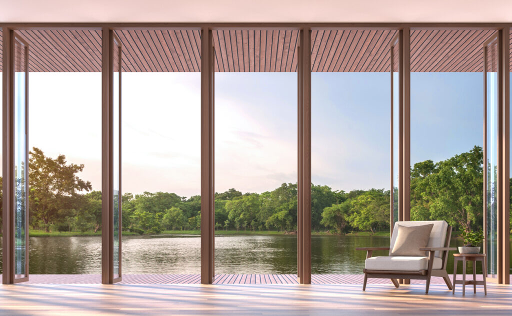 3D Render | Lake View Scene Picsera