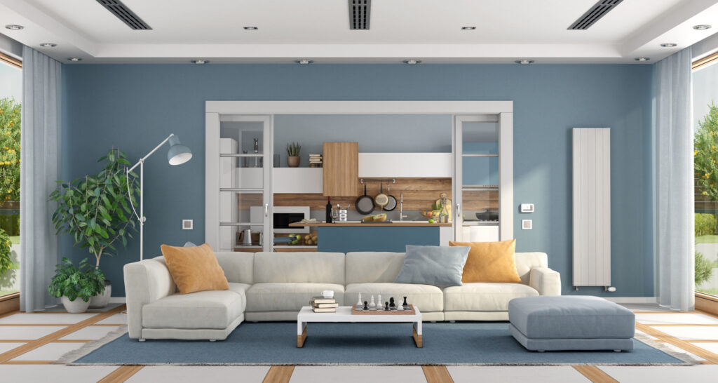 Living room with sofa