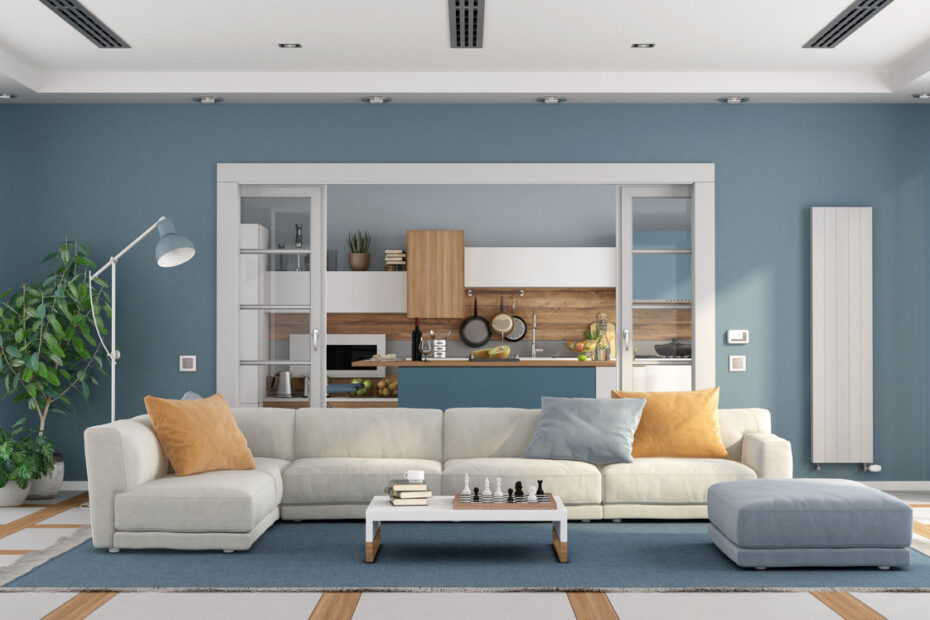 Living room with sofa