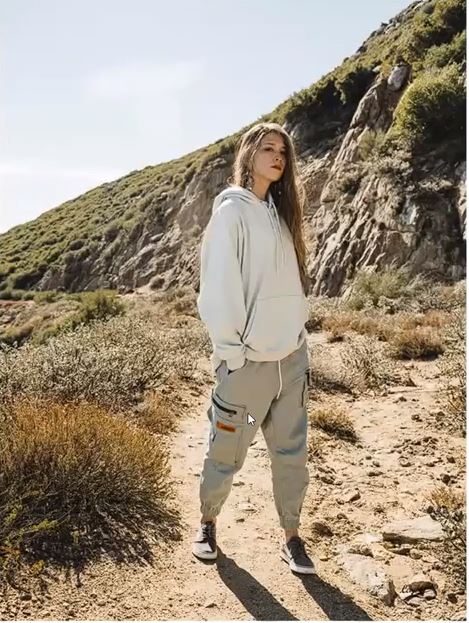 Model outdoor shoot