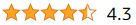 Rating -- 4.3 out of 5