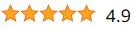 Rating -- 4.9 out of 5