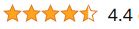 Rating -- 4,4 out of 5